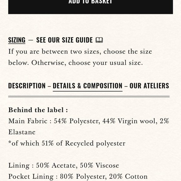 Sezane christie blazer 32/0 - Picture 3 of 14